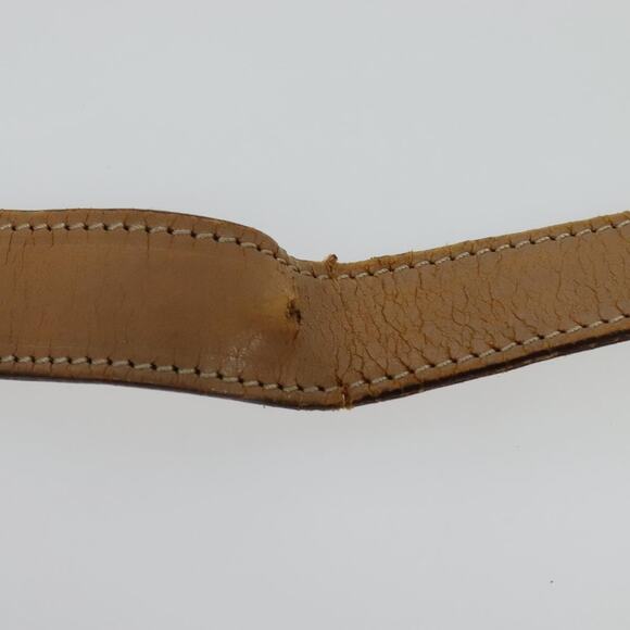 CELINE Macadam Canvas Shoulder Bag Pvc Leather Brown Gold - Picture 9 of 12